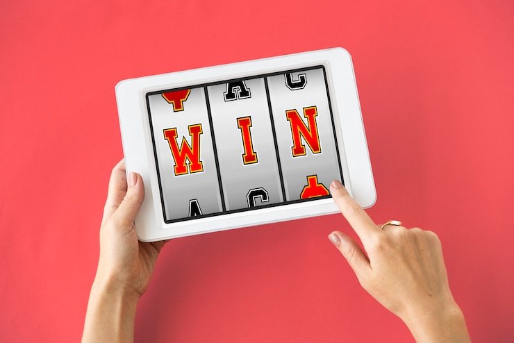 Filipino player selecting lottery numbers on a mobile phone browser